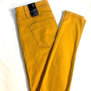 Express NWT Mustard Yellow Stella Jean Legging 0